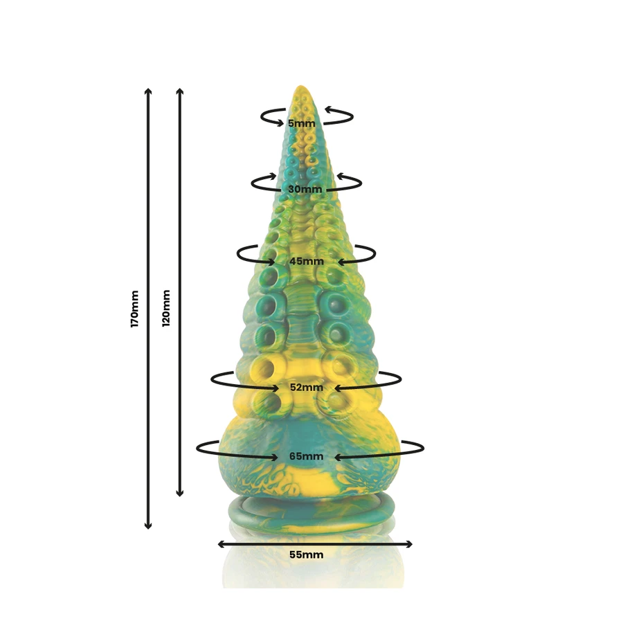 EPIC - DILDO TENTACOLO VERDE CETUS TAGLIA PICCOLA